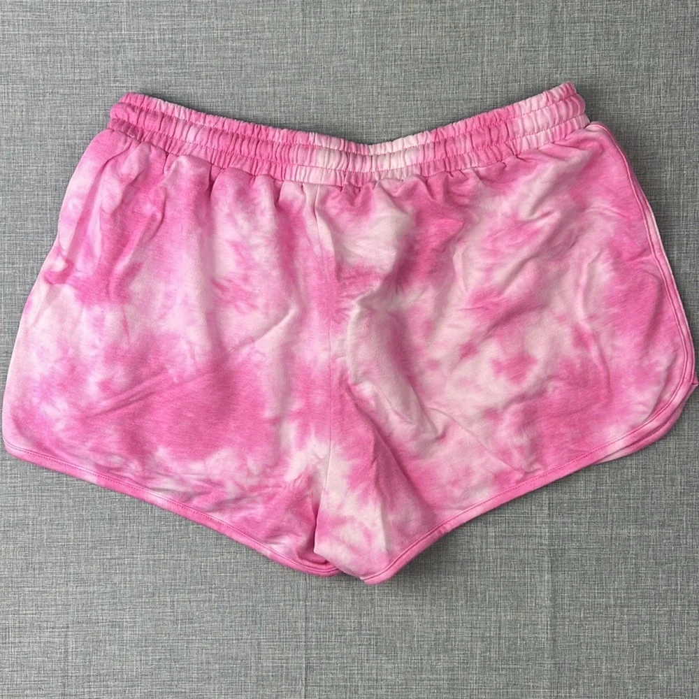 Pink & White Tie Dye Drawstring Shorts by Jessica Simpson Size Large - Picture 5 of 5